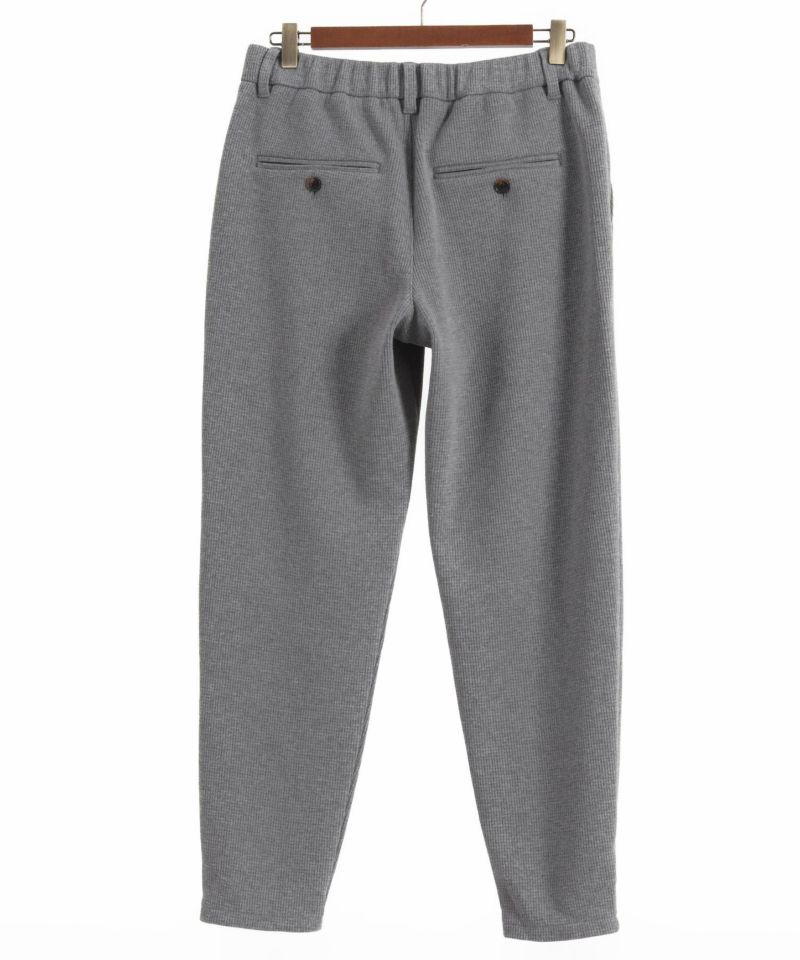 wjk reluxe】back fleece bonding stretch nylon pants ナイロン