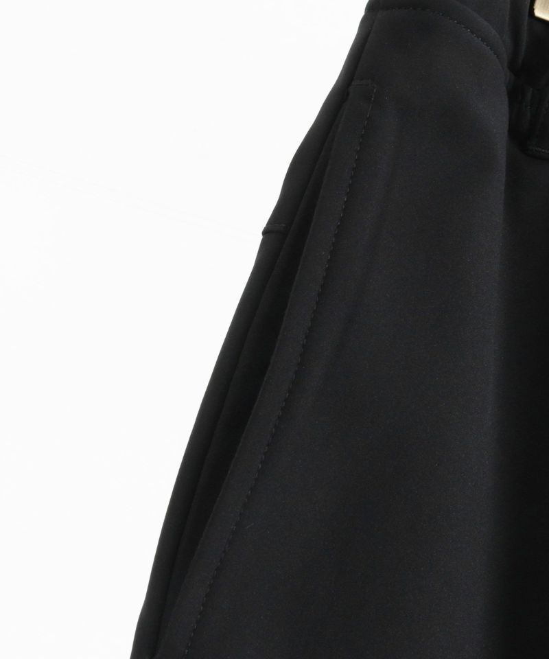 wjk reluxe】back fleece bonding stretch nylon pants ナイロン