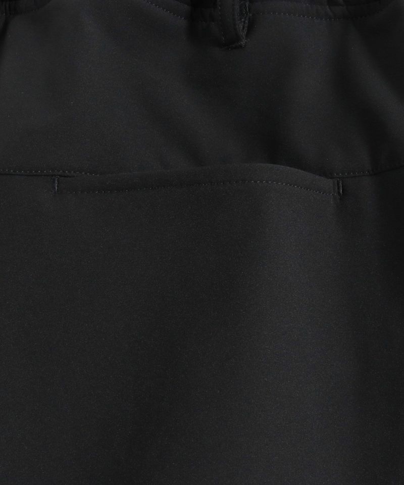 wjk reluxe】back fleece bonding stretch nylon pants ナイロン