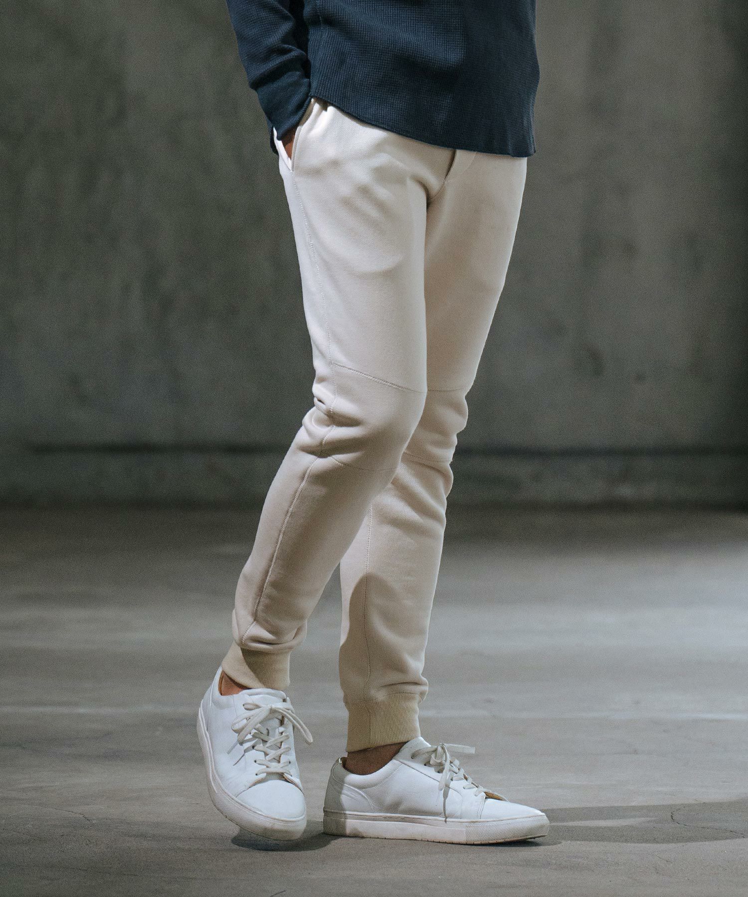 wjk reluxe】hem rib heavy sweat pants スウェットパンツ(WR-242-1 
