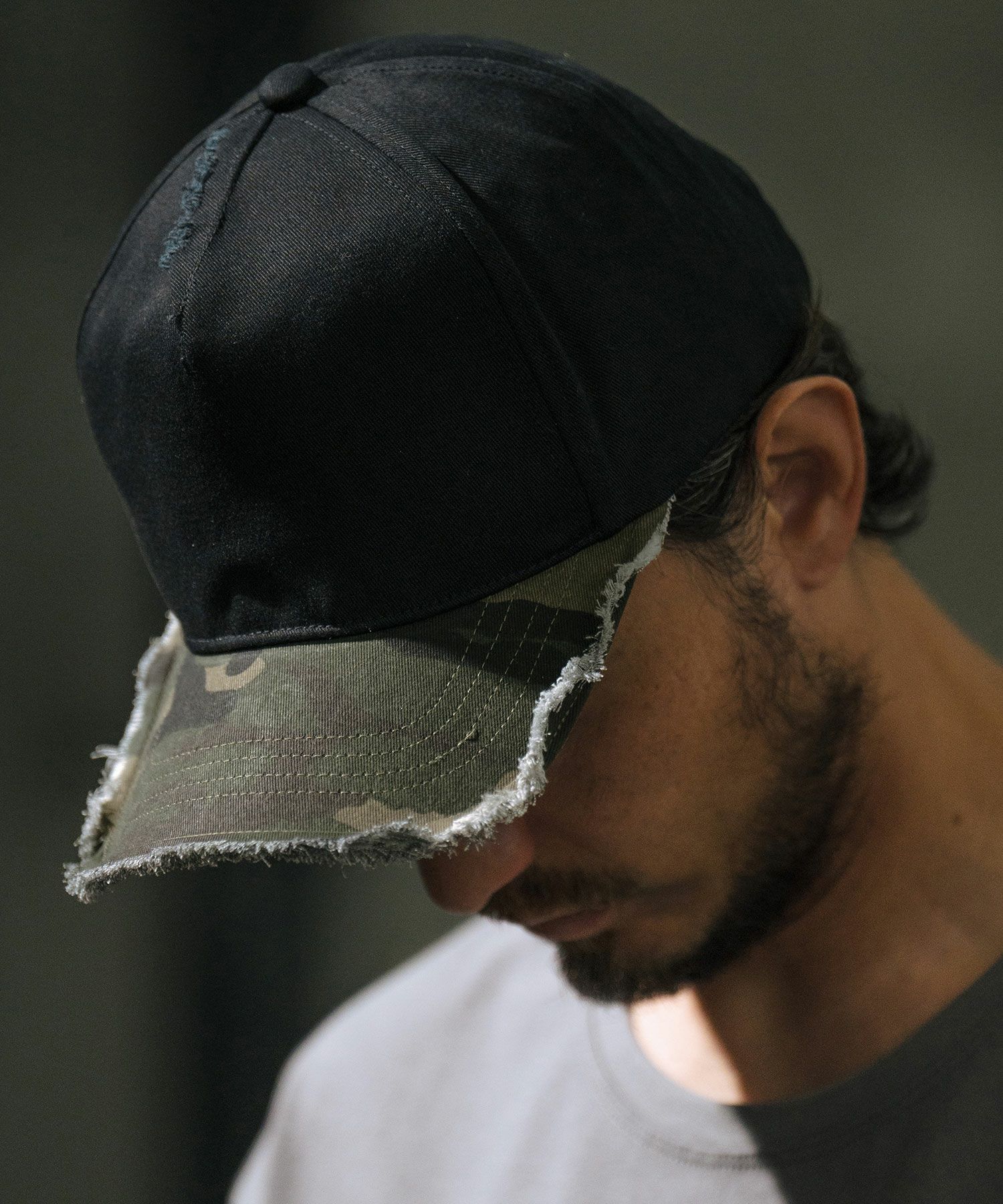 wjk reluxe】tiger camouflage combination distressed b.b cap 