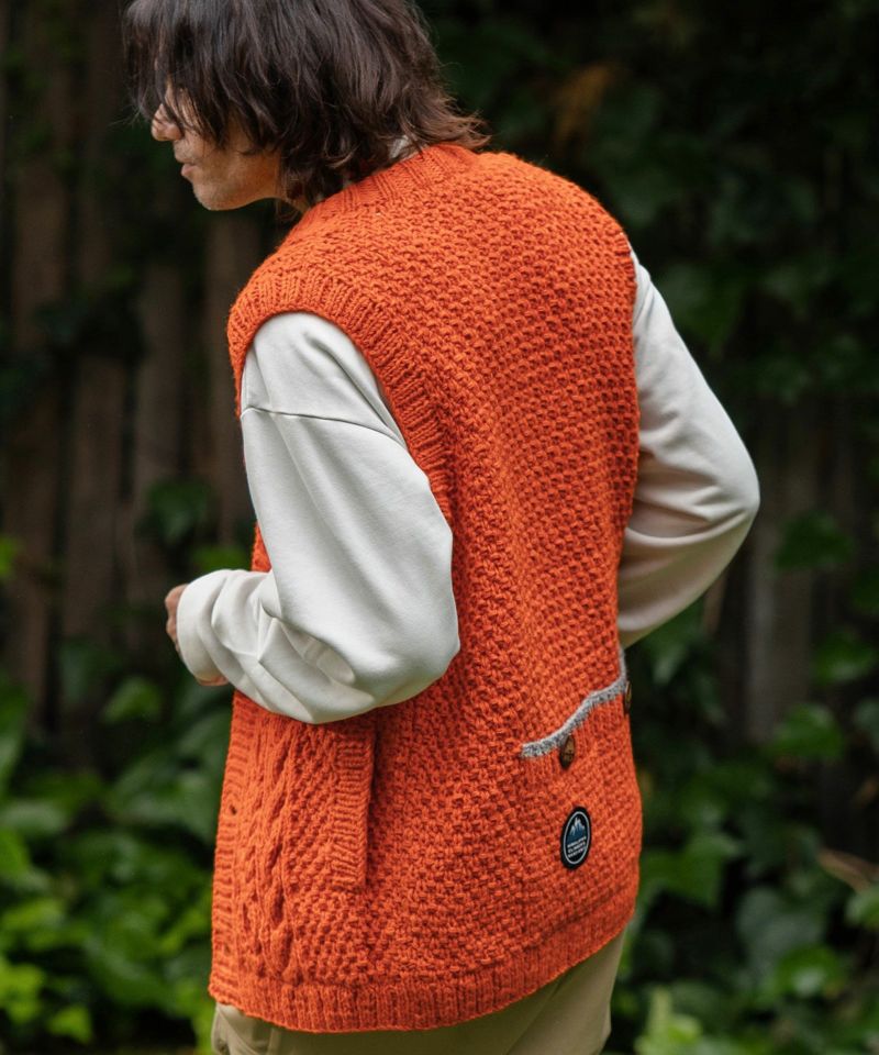 楽天市場】ヒマラヤン クライマーズ ハンドニット ＨＩＭＡＬＡＹＡＮ ＣＬＩＭＢＥＲ'Ｓ ＨＡＮＤ-ＫＮＩＴ 手編み前開きベスト : EPIC  STORE