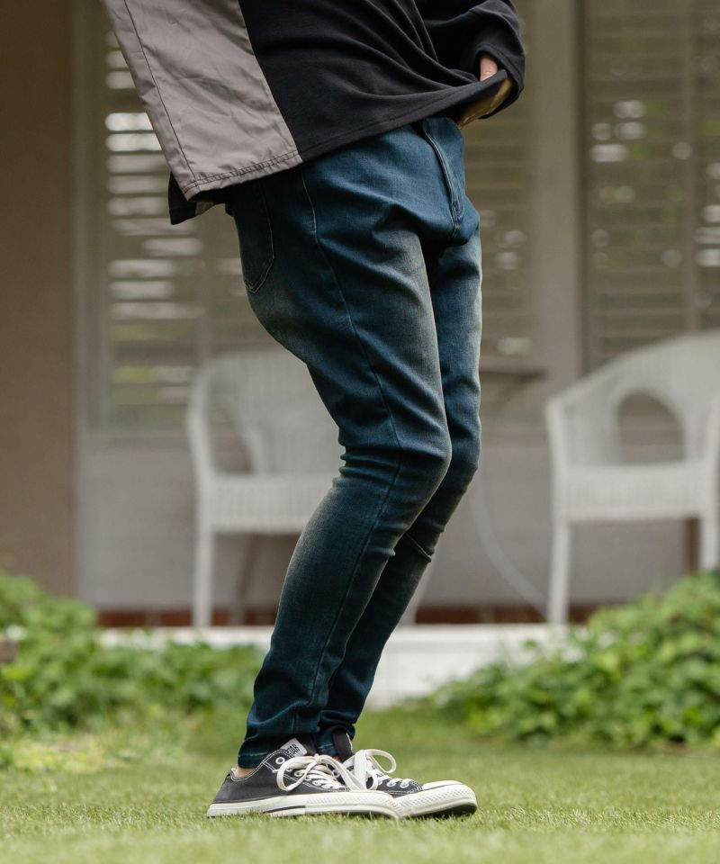 最適な価格 CAMBIO(カンビオ)】Back Fleece Pants Jodhpurs Denim パンツ