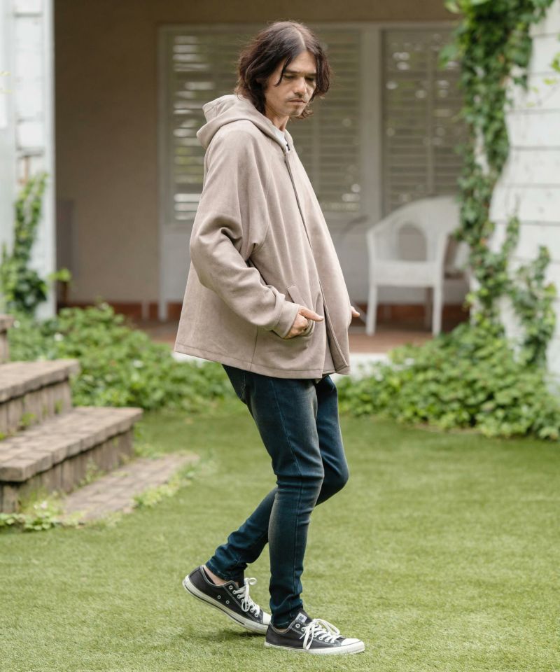 CAMBIO(カンビオ)】Back Fleece Denim Jodhpurs Pants