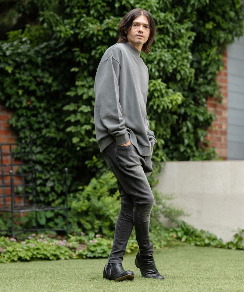 CAMBIO(カンビオ)】Back Fleece Denim Jodhpurs Pants