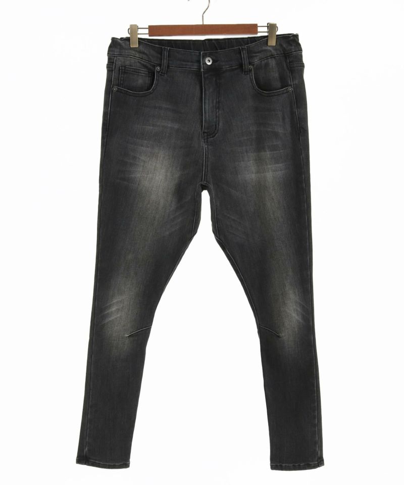 CAMBIO(カンビオ)】Back Fleece Denim Jodhpurs Pants