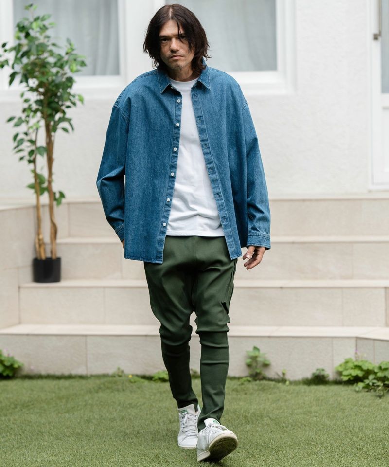 CAMBIO(カンビオ)】Stretch Twill Single Pocket Cargo Jodhpurs