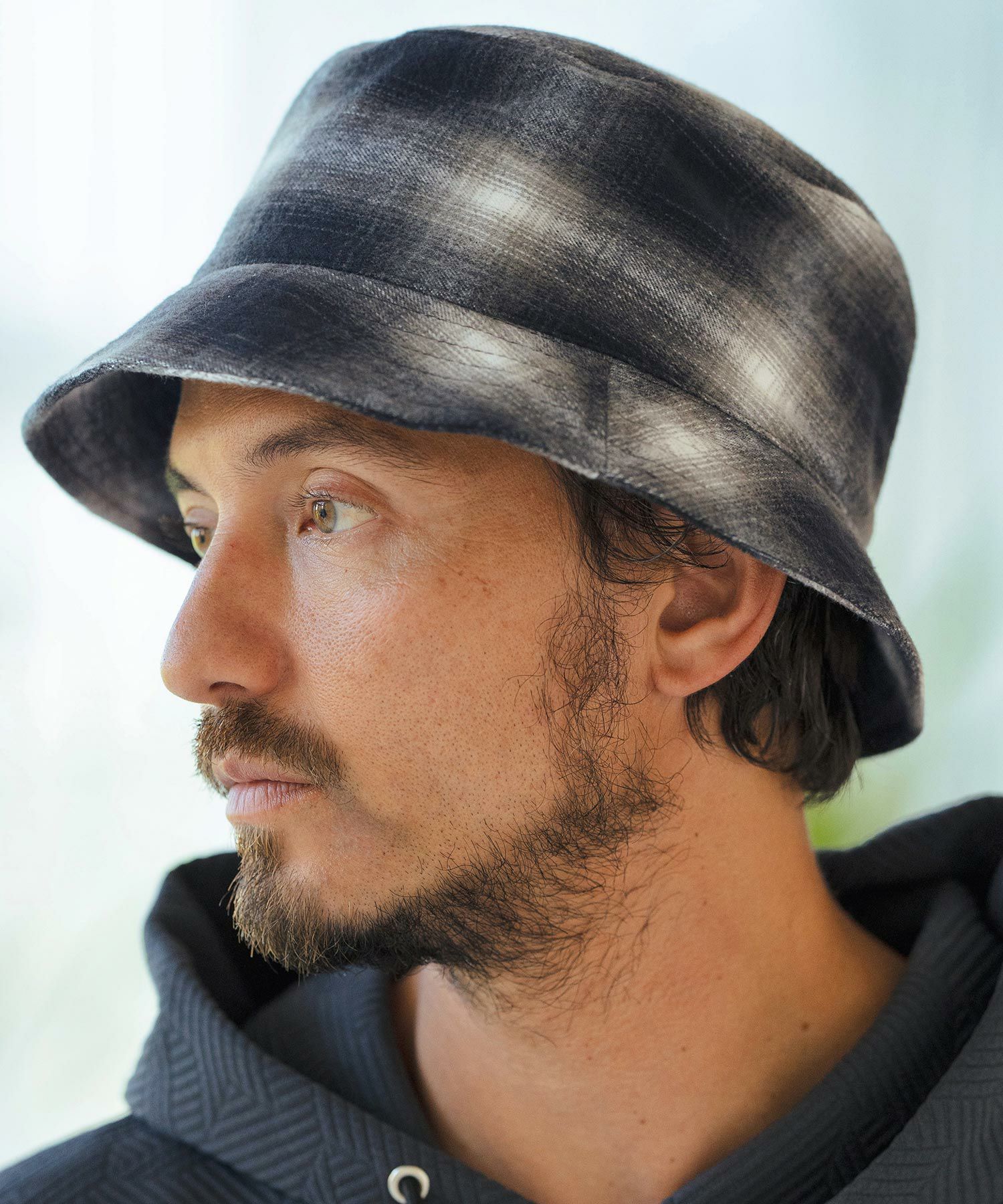 CAMBIO(カンビオ)】Ombre Check Bucket Hat バケットハット(OP-242-004