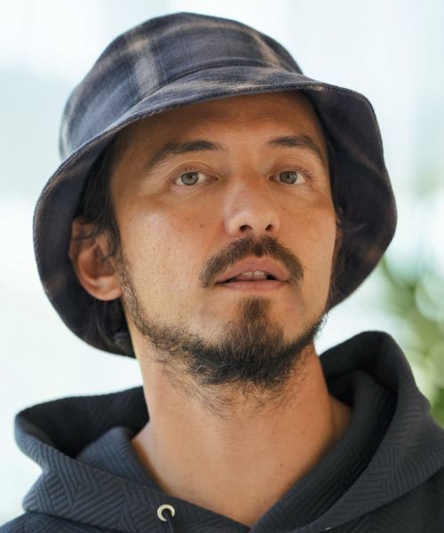 【CAMBIO(カンビオ)】Ombre Check Bucket Hat バケットハット(OP-242-004)
