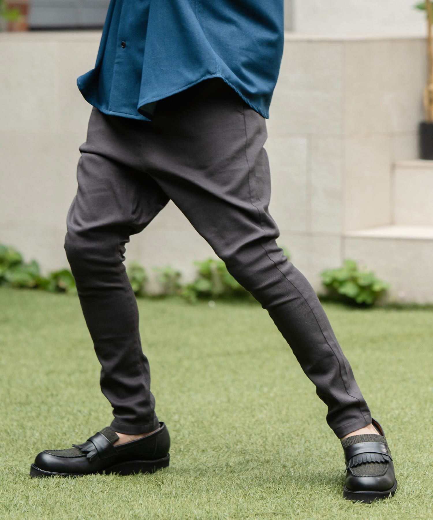 CAMBIO(カンビオ)】Back Fleece Stretch Twill Jodhpurs Pants