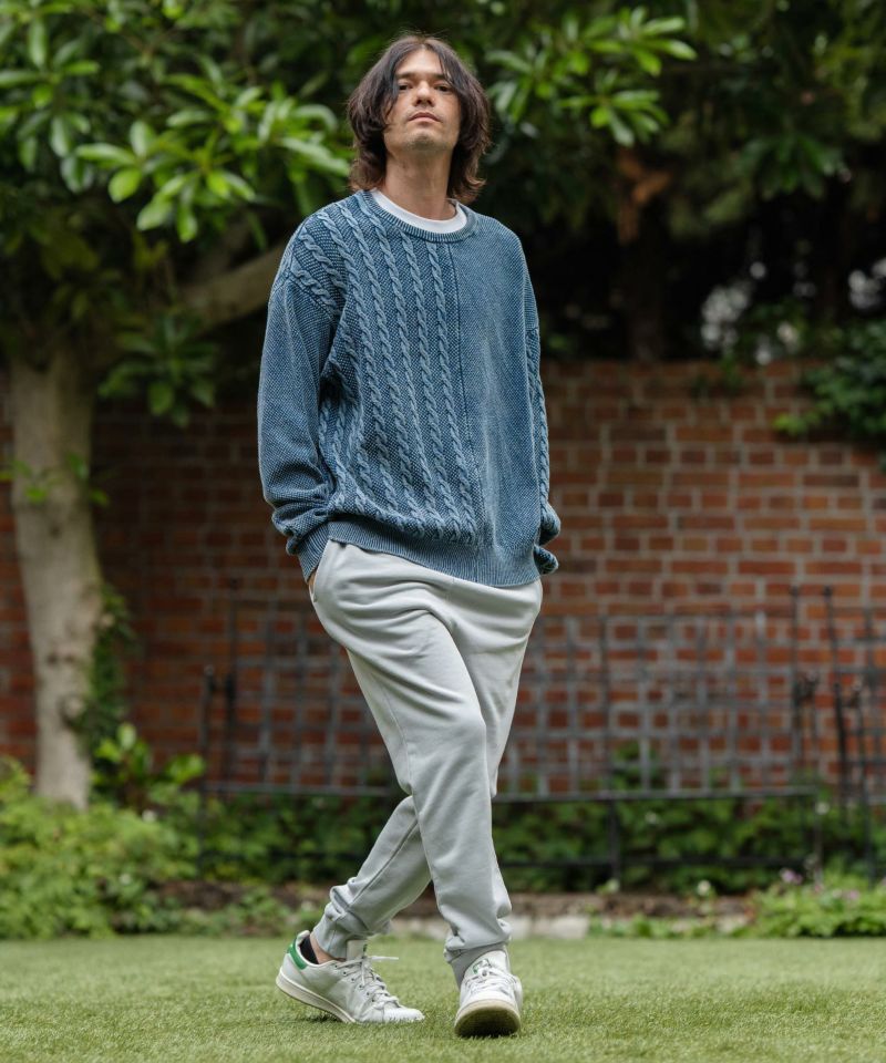 CAMBIO(カンビオ)】12oz Pigment Sweat Pants スウェットパンツ
