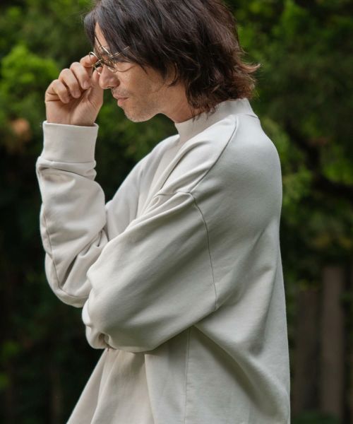 【CAMBIO(カンビオ)】12oz Pigment Mock Neck Sweat Pullover スウェット(CMP-242-002)