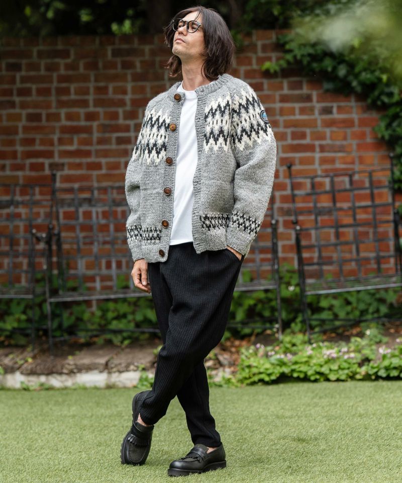 CAMBIO(カンビオ)】Dobby Mole Sarrouel Knit sew Pants