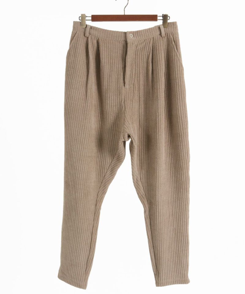 CAMBIO(カンビオ)】Dobby Mole Sarrouel Knit sew Pants