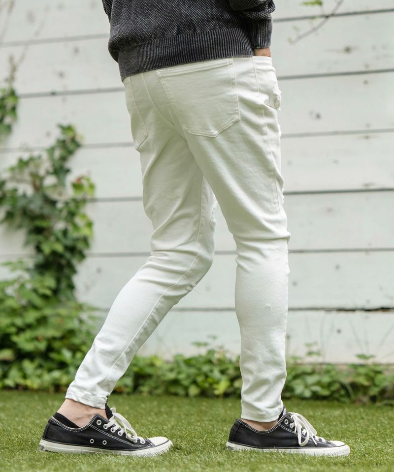 カラーデニムパンツ 試着対象】505ZX ルーズストレート デニムパンツ ジーンズ