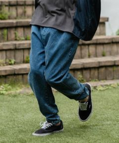30%OFF【CAMBIO(カンビオ)】11oz Chemical Wash Stretch Denim Pants