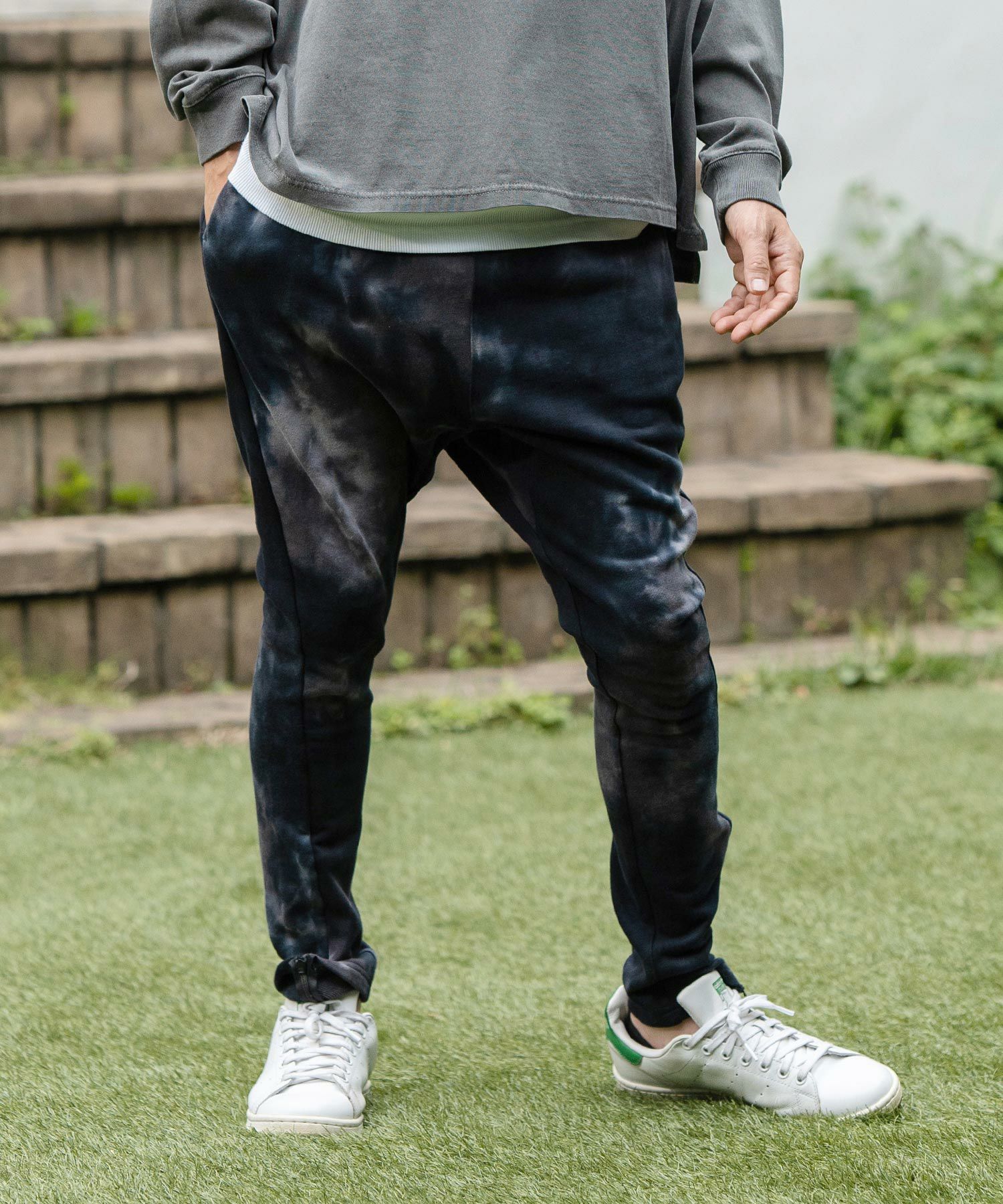 CAMBIO(カンビオ)】Spot Dye Sweat Jodhpurs Pants ジョッパーズパンツ 