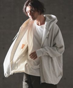 GLIMCLAP(グリムクラップ)】Dolman sleeve zip up sweat hoodie パーカー(17-099-gla-ce) |  CAMBIO カンビオ