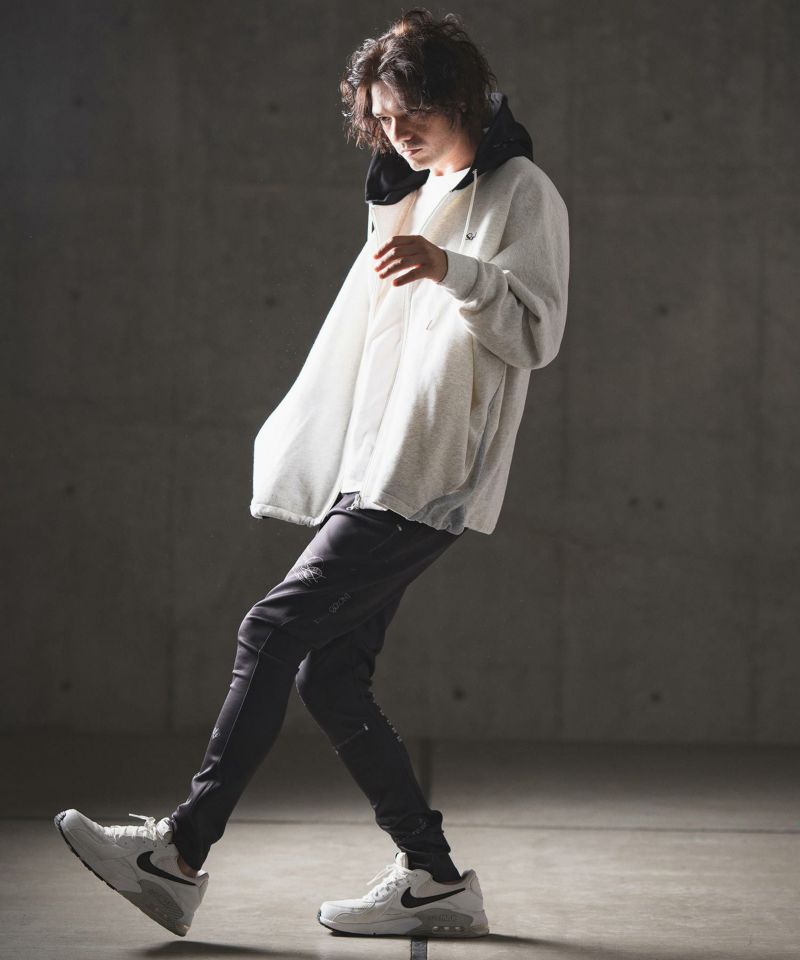 30%OFF【GLIMCLAP(グリムクラップ)】Dolman sleeve zip up sweat