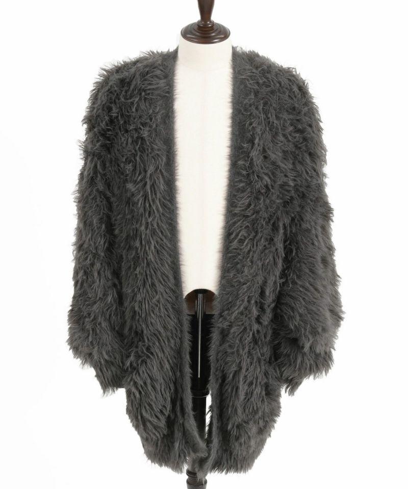 30%OFF【GLIMCLAP(グリムクラップ)】Feather yarn Button less long