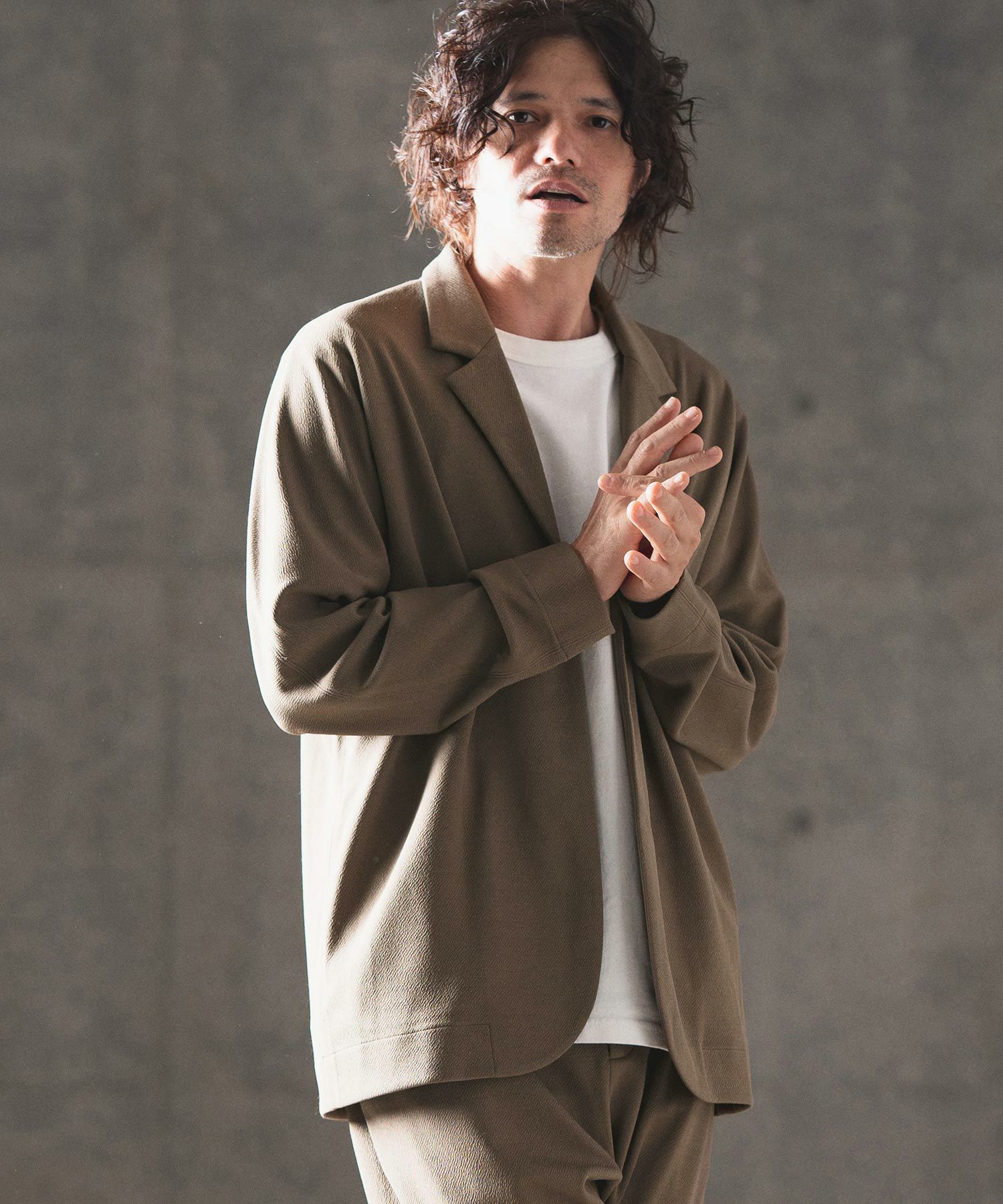 50%OFF【GLIMCLAP(グリムクラップ)】Dolman sleeve & button-less