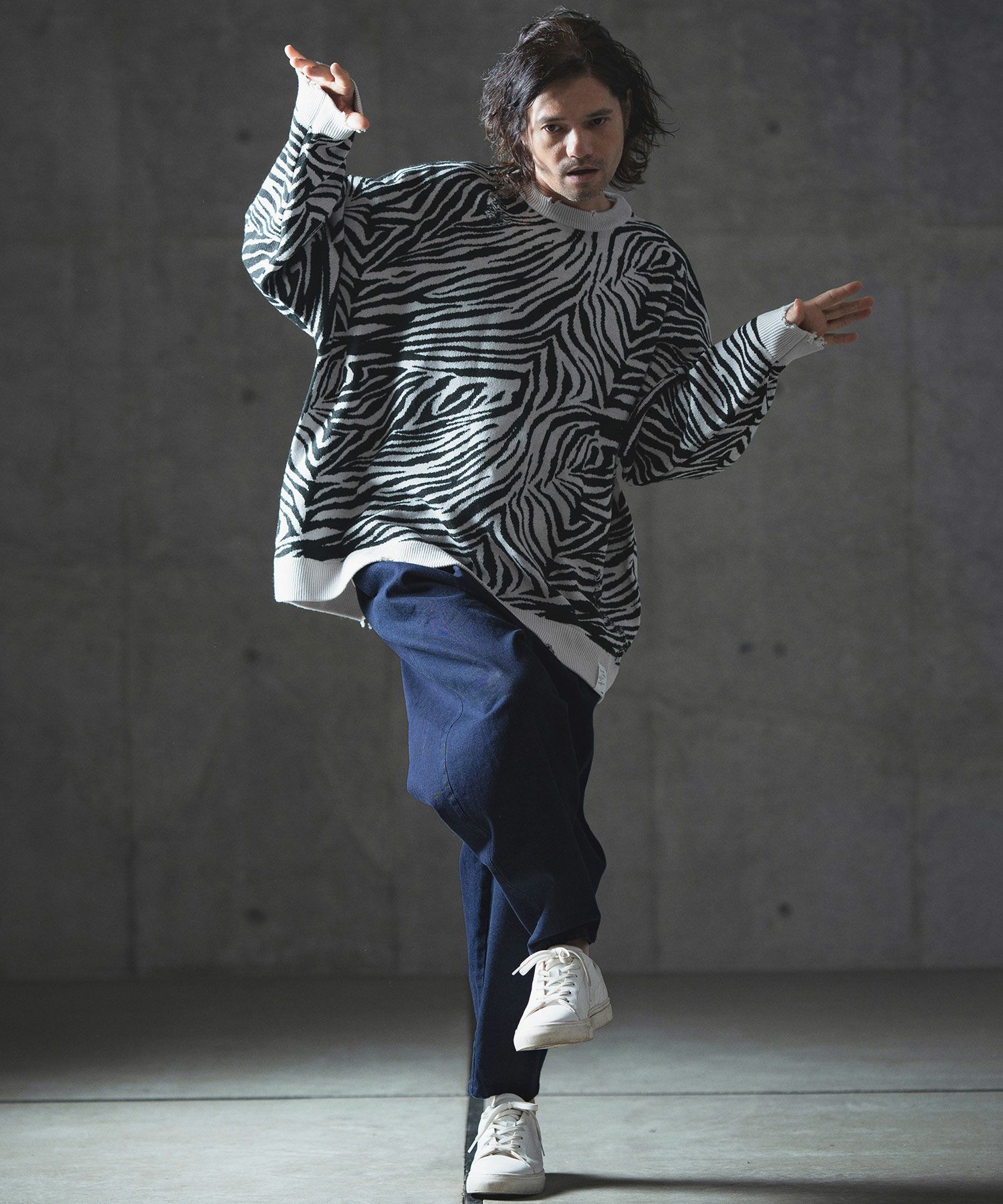 GLIMCLAP(グリムクラップ)】Denim balloon silhouette pants デニム  