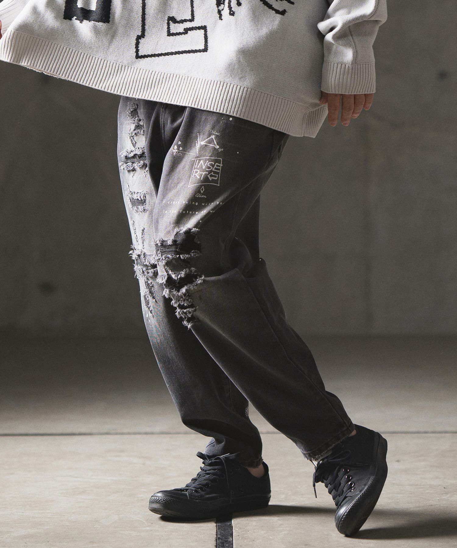 30%OFF【GLIMCLAP(グリムクラップ)】Feather yarn Button less long