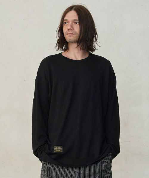 EGO TRIPPING(エゴトリッピング)】WASHABLE WOOL TEE ロンT(666352