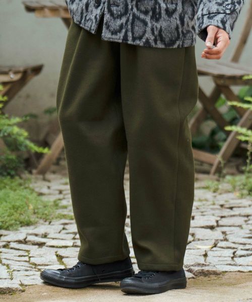 CAMBIO(カンビオ)】Melton Wide Easy Pants イージーパンツ(PF-242-014) | CAMBIO カンビオ