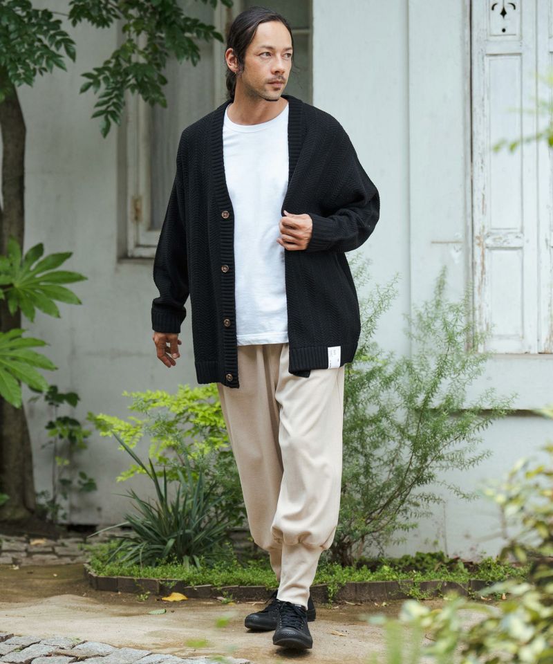 FIRMUM フィルマム 2024AW グロッシーコーデュロイ カーディガン DR-FR1501TD]FIRMUM(フィルマム) FSNMTD POLYESTER CORDUROY
