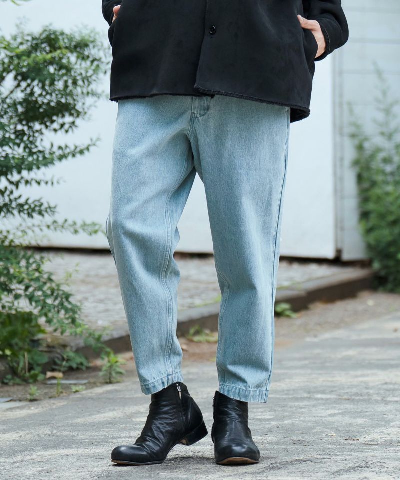 おっかぁ　オオカミとフクロウ　ゆったりバルーンワイドテーパードパンツ ワンフォークロージング 1111clothing ワイドパンツ メンズ