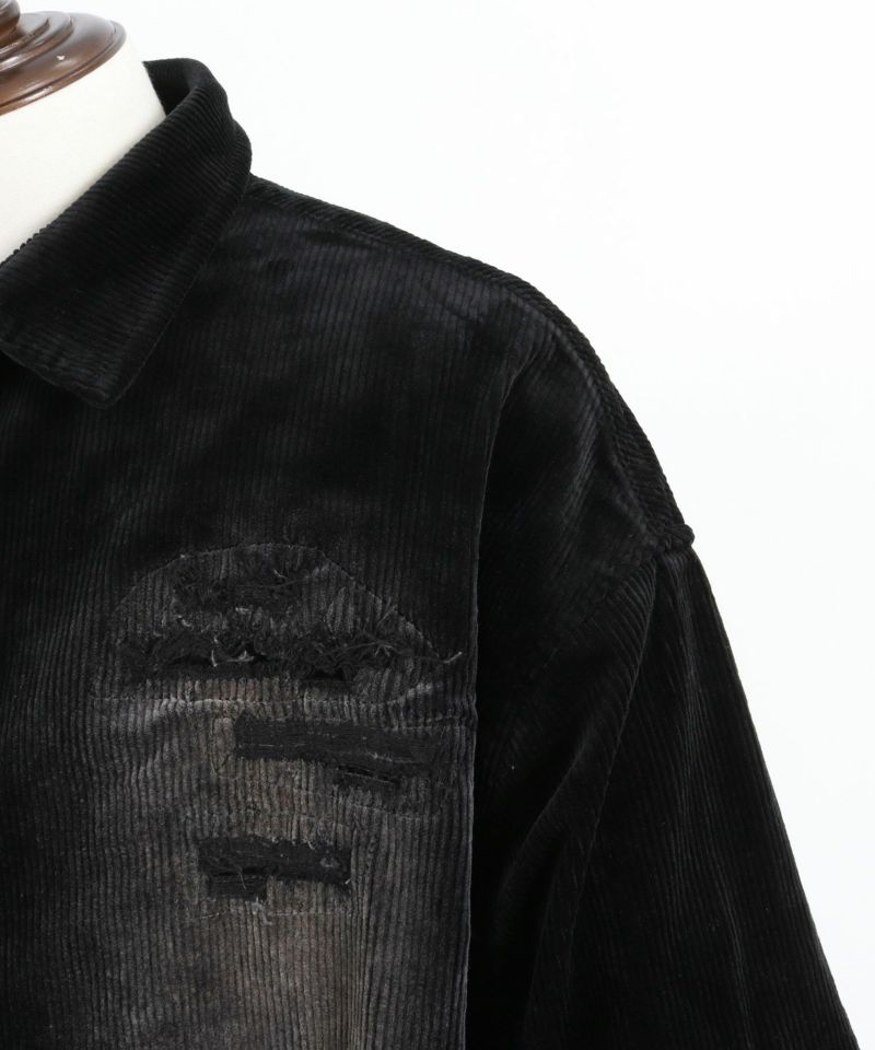 【美品＊即購入OK】CAMBIOコーデュロイ フード付きシャツ ベージュM CAMBIO(カンビオ)】Vintage Like Stretch Corduroy Wide Tapered