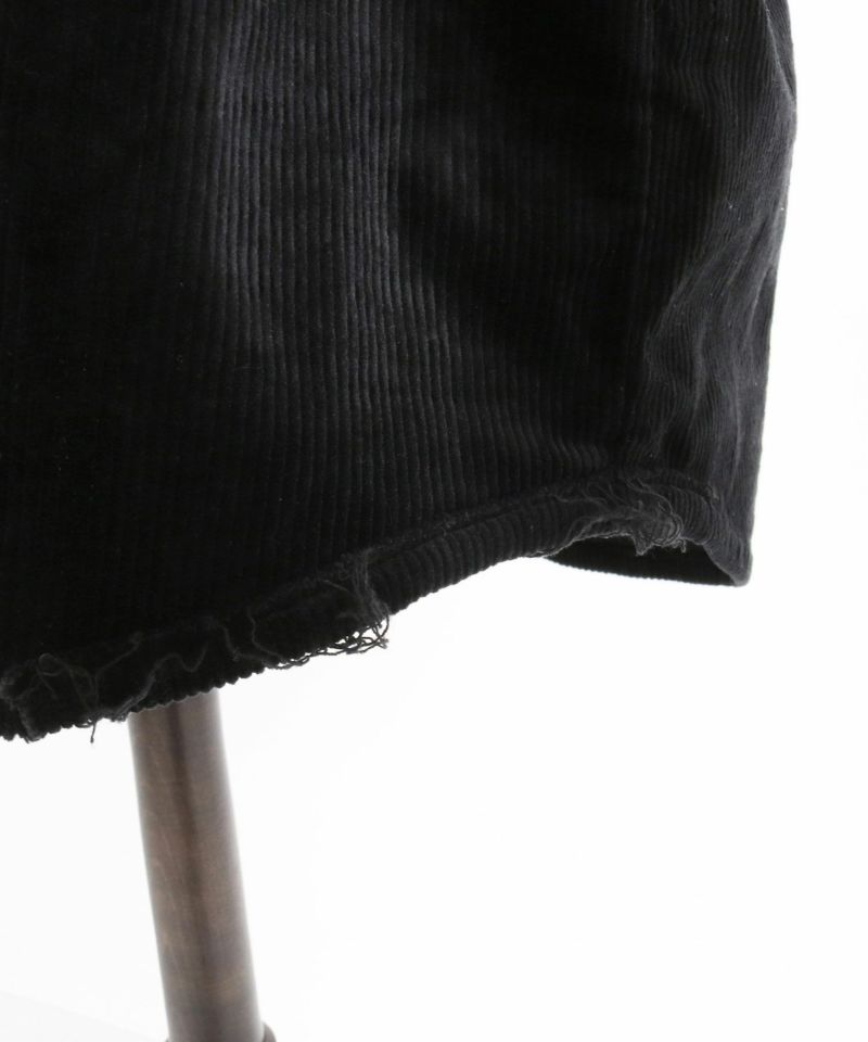 CAMBIO(カンビオ)】Wide Ribbed Stretch Corduroy Distressed