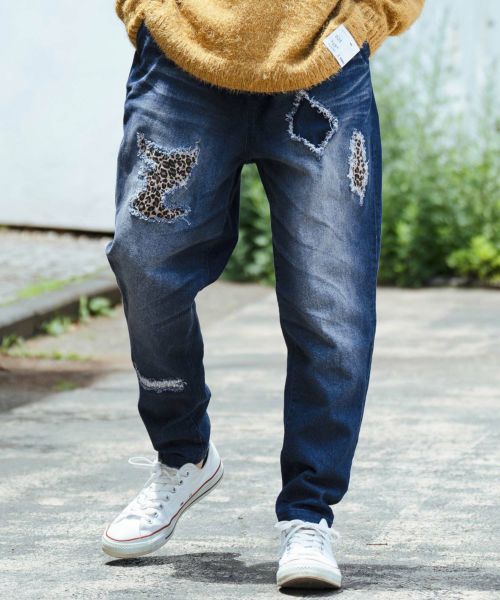 CAMBIO(カンビオ)】【予約販売8月下旬～9月上旬入荷】Vintage Like Hickory Denim Balloon Pants ヒッコリー デニム バルーンパンツ(MIU-242-022) | CAMBIO カンビオ