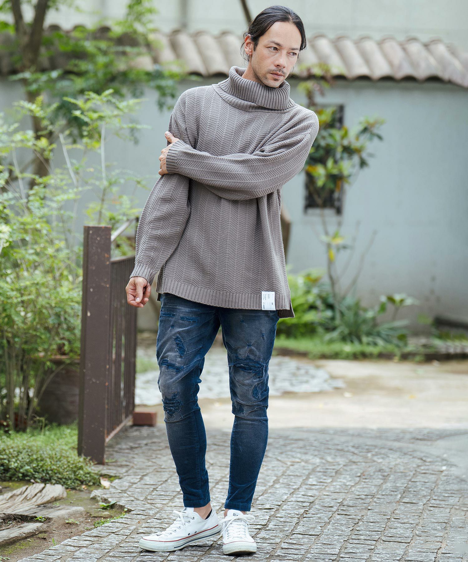 30%OFF【CAMBIO(カンビオ)】Vintage Like Stretch Corduroy Pants