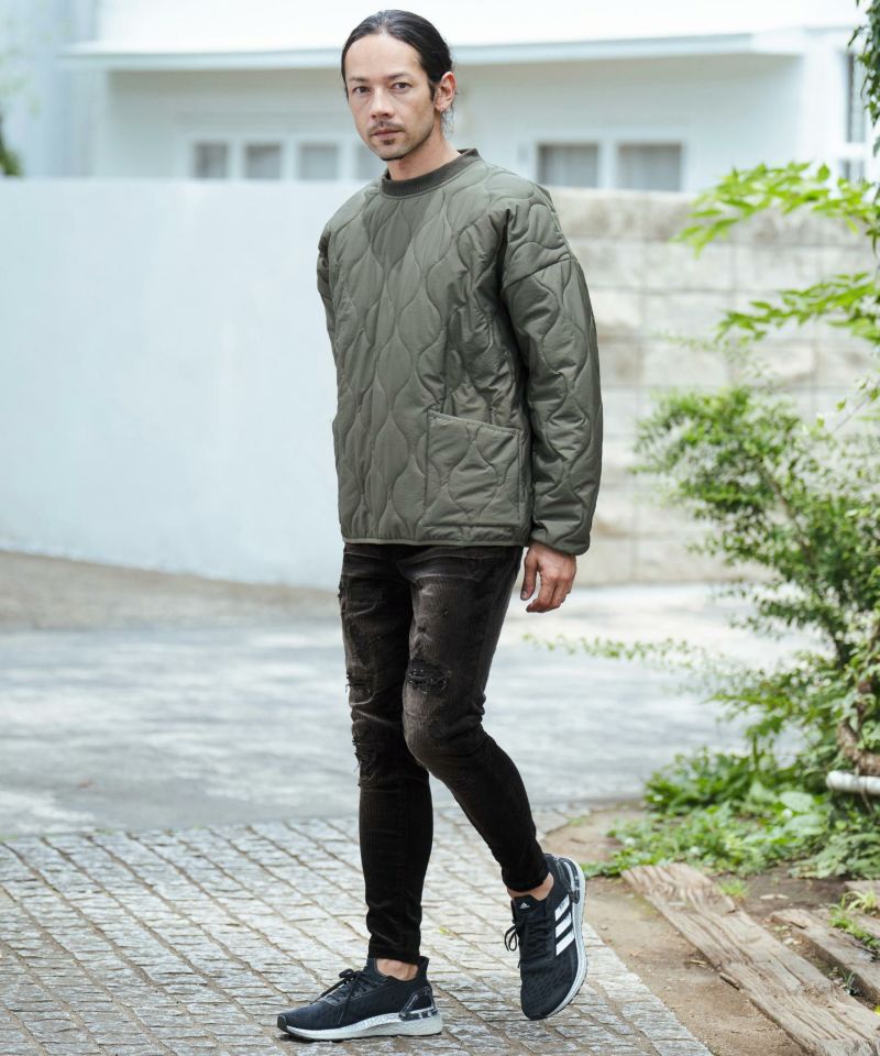 30%OFF【CAMBIO(カンビオ)】Vintage Like Stretch Corduroy Pants