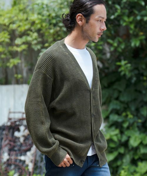 50%OFF【CAMBIO(カンビオ)】Color SchemeCardboard Knit Hood Jacket