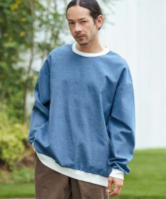 CAMBIO(カンビオ)】8Wコーデュロイワイドテーパードパンツ