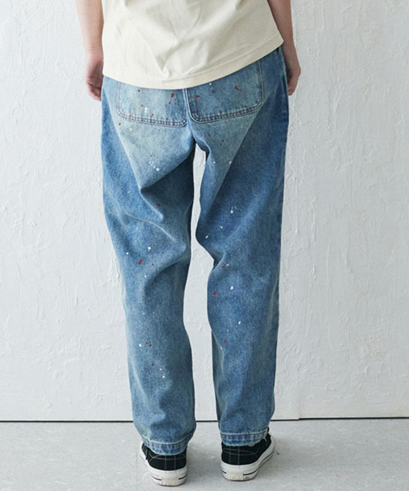 rehacer(レアセル)】Paint Dot Denim Pants デニムパンツ(01240500009) | CAMBIO カンビオ