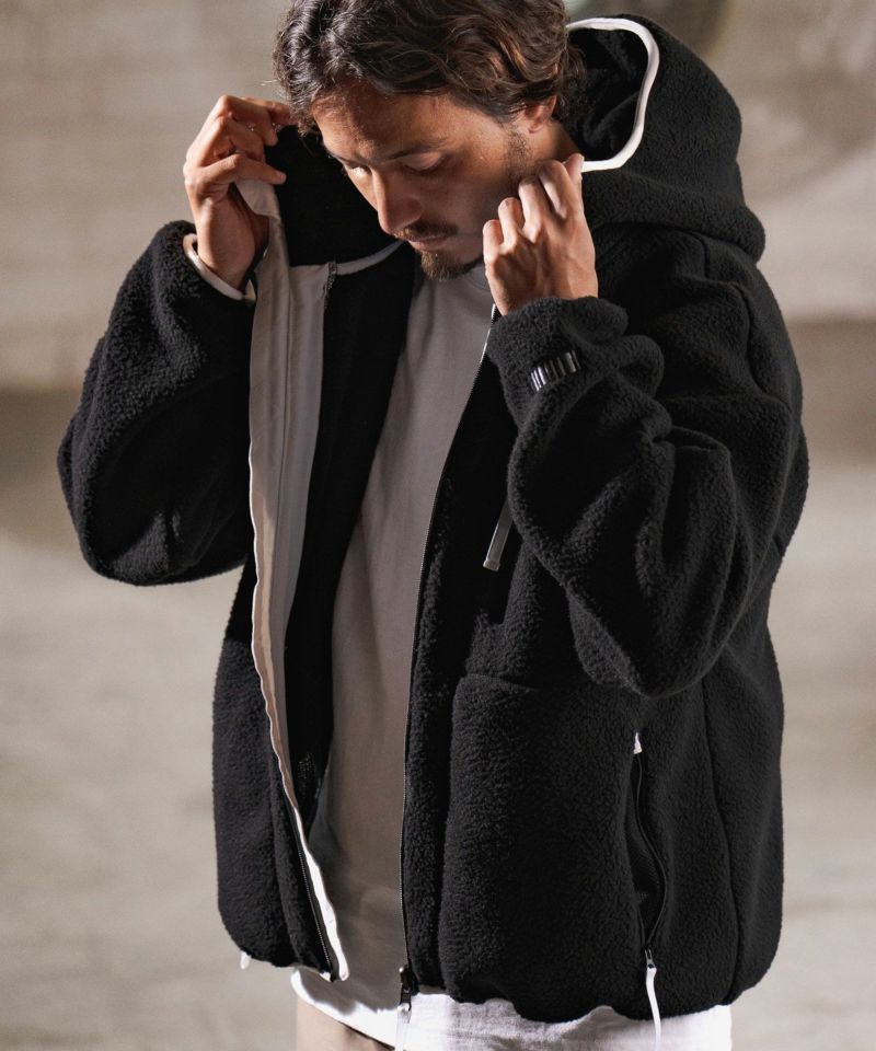 felkod(フィルコッド)】Boa Fleece Color Scheme Fleece Parka パーカー(F24A150) | CAMBIO  カンビオ