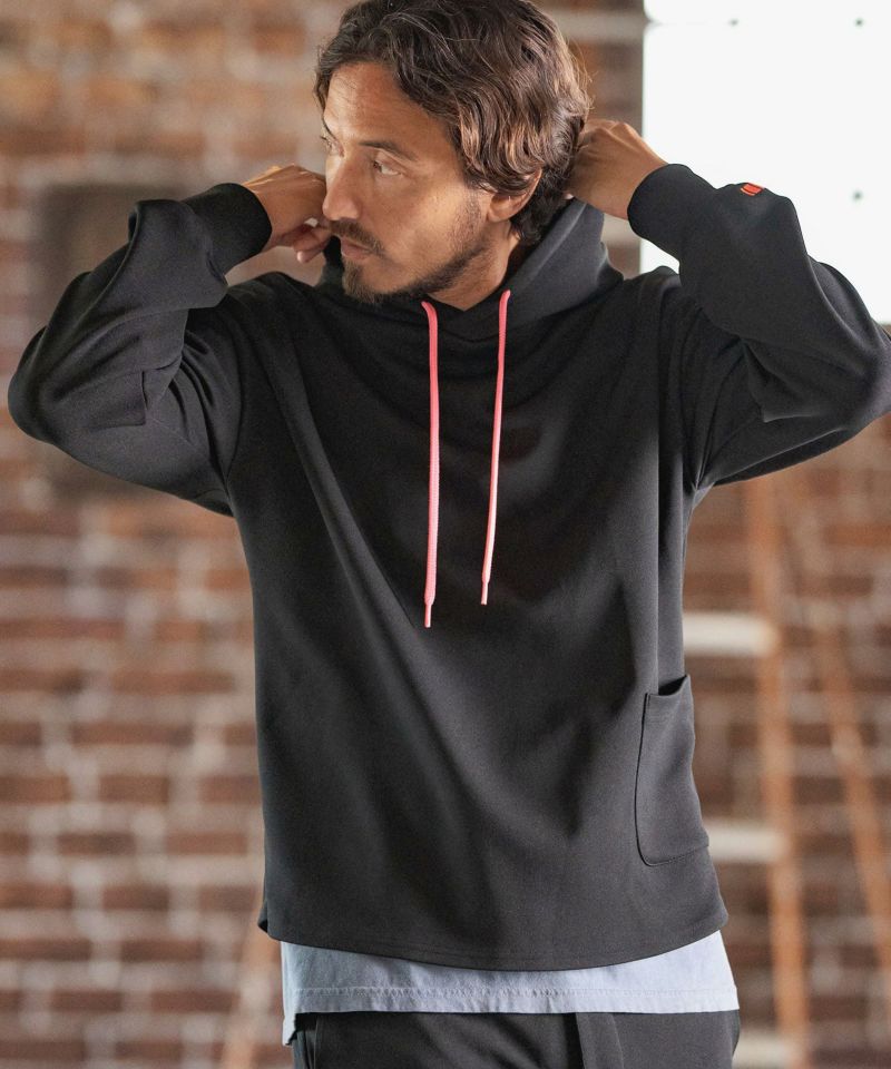 felkodパーカー felkod(フィルコッド)】One Side Out Pocket Parka パーカー