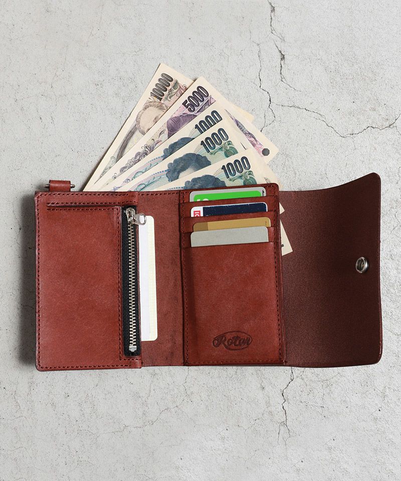 ROTAR(ローター)】 Margot leather middle wallet ミドルウォレット 