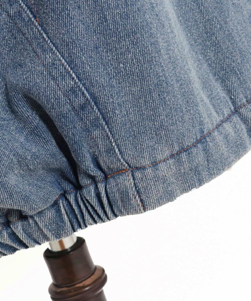 30%OFF【Jih Nunc(ジーヌンク)】ユーズド加工ルーズシルエットデニム