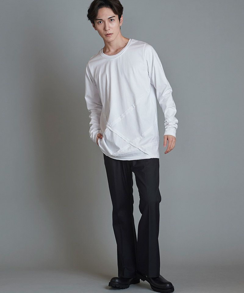 50%OFF【NO ID.(ノーアイディー)】ﾗﾝﾀﾞﾑｼｰﾑｶｯﾄｵﾌC-NﾛﾝT