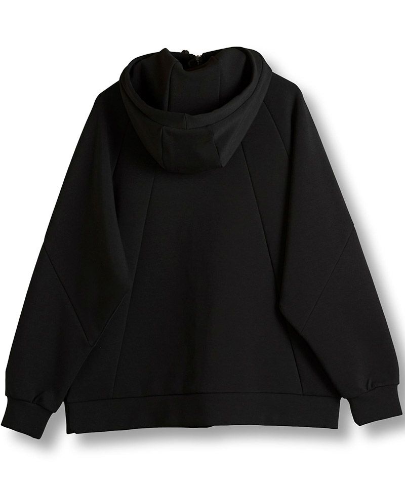 30%OFF【NO ID.(ノーアイディー)】ﾎﾞﾘｭｰﾑﾈｯｸﾊｰﾌZIPﾊﾟｰｶ(855006