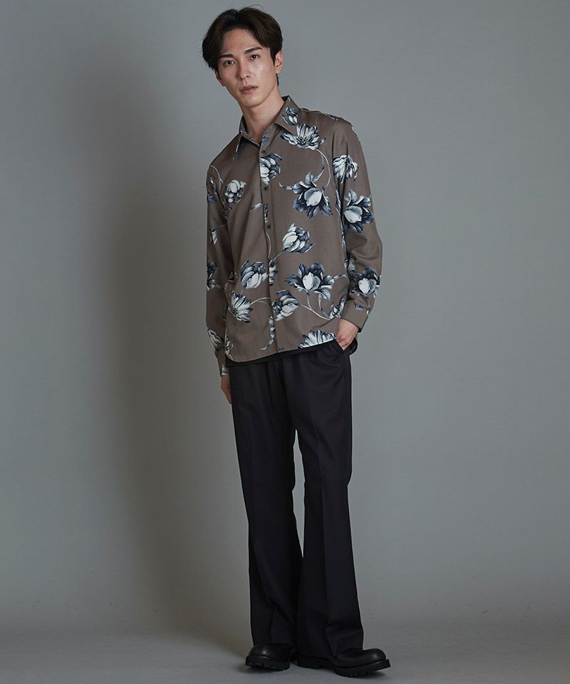 30%OFF【NO ID.(ノーアイディー)】ﾌﾗﾜｰﾌﾟﾘﾝﾄSH シャツ(855006-827S) | CAMBIO カンビオ