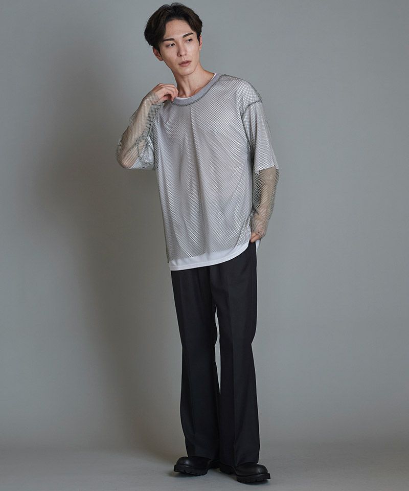 NO ID. SALE セール ノーアイディー Tシャツ ランダムシーム