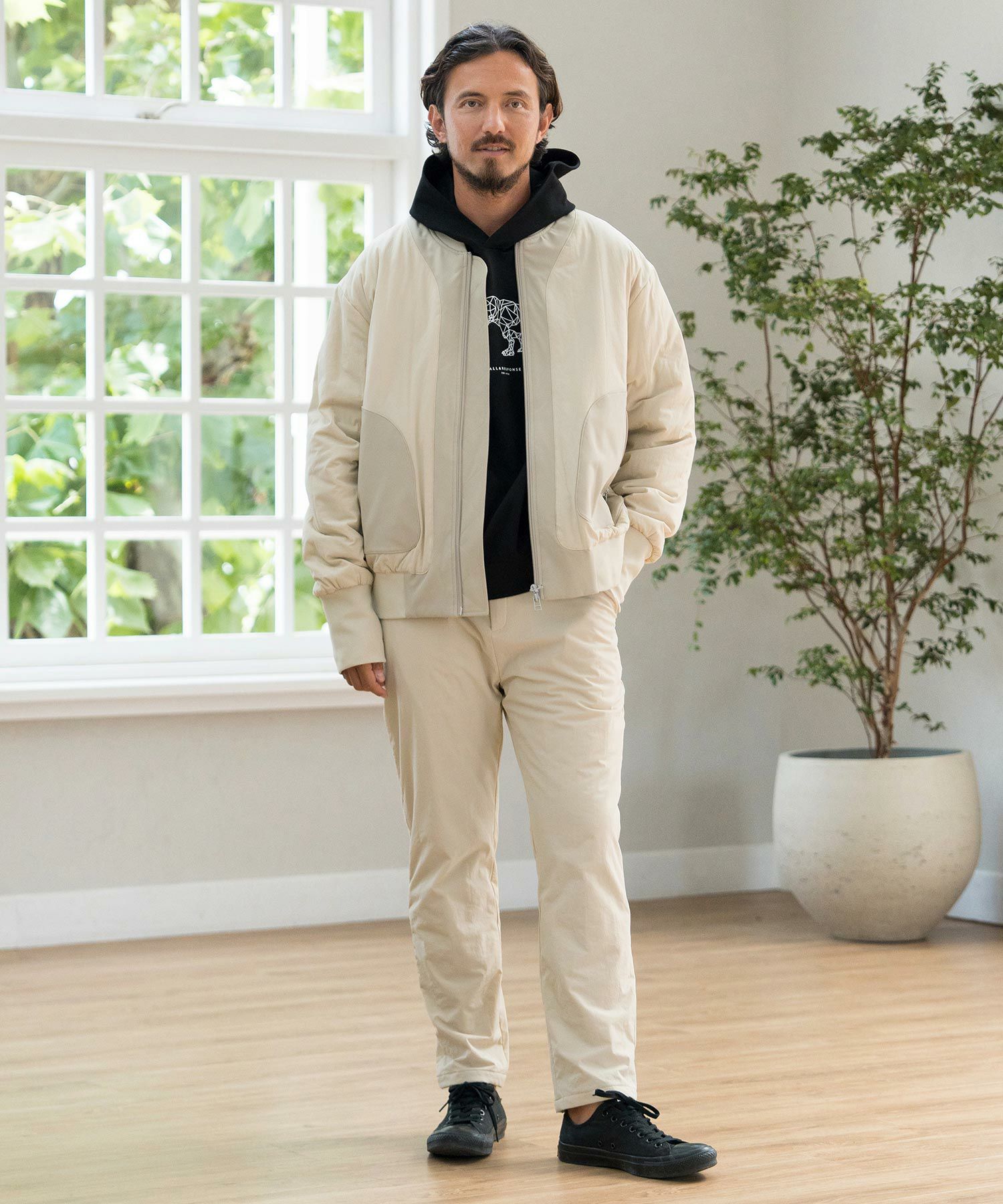 30%OFF【CALL&RESPONSE(コールアンドレスポンス)】切り替えブルゾン