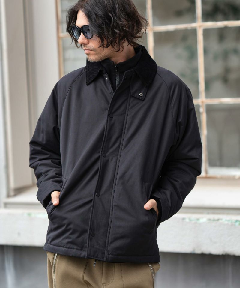 CAMBIO(カンビオ)】 コーデュロイ襟ウェザーフィールドジャケット(CA04
