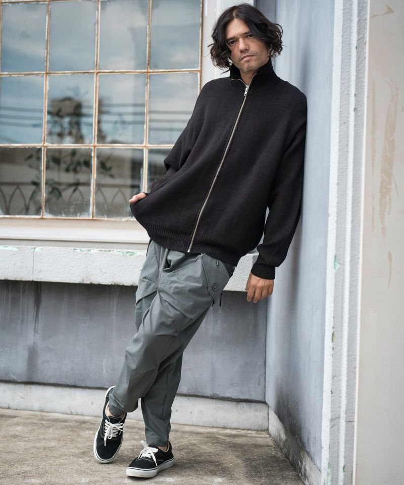   ドライバーズニット　ブラック　切り替え 中古・古着通販】PRADA (プラダ) 切替ドライバーズニット ブラック